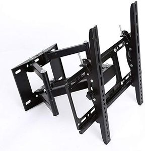 Frackson Dual Arm Full Motion Tilt Wall Mount Stand Bracket TV LCD LED Plasma 32 to 55" (32 40 42 46 52 55 inch) Flat and Corner for Sony LG Samsung Micromax Lloyd Panasonic Phillips Yu Hier Videocon