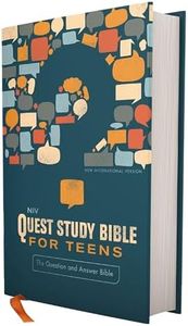 Niv, Quest Study Bible for Teens, Hardcover, Navy, Comfort Print: The Question and Answer Bible