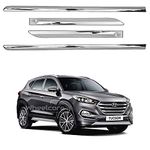 Wheelcore Side Beading/Cladding Chrome Suitable for Hyundai Tucson (2015 to 2019) Type 1 (Set of 4pcs)