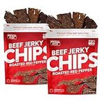 Roasted Red Pepper Beef Jerky Chips