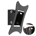 OriGlam Universal TV Wall Mount Bracket Fixed Flat Panel TV Frame Stand Holder 10 Degrees Tilt Angle for 14-26 Inch LCD LED Monitor