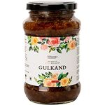 HI HONEY Natural Organic Gulkand Prepared Using Damask Rose with Kesar Elaichi_500 Grams (Ecofriendly Glass Jar)