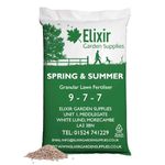 Elixir Gardens Seasonal Lawn Fertilisers for Turf & Grass | Spring & Summer Granular Feed | 9-7-7 | Treats 700 Sq. Meters