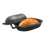 Cuisiland Pre-Seasoned Cast Iron Bread & Loaf Pan Large Heavy Duty Bread Maker- A Perfect Way for Baking