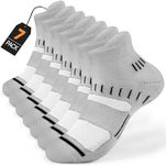 SIMIYA 7 Pairs Mens Trainer Socks, 