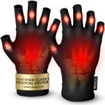 iMedic Arthritis Gloves for Men & Women - Class 1 Medical Device - MHRA Registered – Large Fingerless Compression Gloves for Everyday Use – Relieve Arthritis Pain & Improve Mobility - Black
