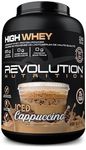 Revolution Nutrition, High Whey, Protein Powder, Whey Isolate, Superior Formula, Gluten Free, 25g of Protein Per Scoop, 908 g, 24 Servings (Iced Cappuccino, 2 Pound)