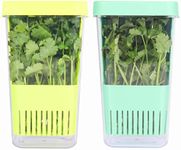 LUVCOSY 2 Pack Herb Keeper, BPA-Fre