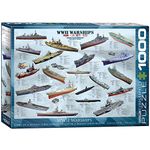 WWII War Ships 1000-Piece Puzzle