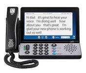 Hamilton CapTel 2400i Captioned Telephone Large Touch-Screen Captioned Telephone with 40dB Amplification