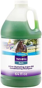 Farnam Vetrolin Bath Ultra-Hydrating Shampoo for Horses and Dogs 64 Ounces,Green