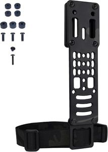 SIVIGEAR Drop Leg Strap Holster for QLS, Aluminum Alloy Modular Holster Adapter with Thigh Strap, Tactical Police Gear for Airsoft and Outdoor Enthusiasts