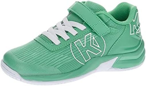 Kempa Unisex Children's Attack 2.0 Junior Handball Shoes, Sports Shoes, Trainers, Mint, 35 EU