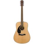 Fender CD-60S Dreadnought Acoustic Guitar - Walnut, Natural, Left