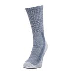 Thorlos Men's Thorlo Men s Light Hiking Crew Socks Navy Large, Navy Heather, L UK