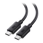 Cable Matters 20Gbps USB C to USB C Monitor Cable 6 ft / 1.8m with 4K 120Hz or 8K 30Hz Video Resolution, 240W Power Delivery, and USB-C 3.1 Gen 1 Data Transfer