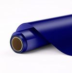 HTVRONT Blue Permanent Vinyl for Cricut, Blue Permanent Vinyl Rolls - 12" x 11 FT Adhesive Vinyl Roll for Cricut, Silhouette, Cameo, Signs, Scrapbooking, Craft, Die Cutters (Matte Blue)