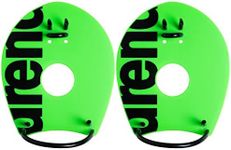 Arena Unisex Adult Elite Swim Hand Paddle II for Men and Women Pool Exercise Equipment for Swimming and Technique Training, Acid Lime/Black, X-Small