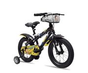 Hero Cycle Whistle Unisex-Baby 16T Kids Bike Weight Capacity- 25.5 KG Type- Kids Bike Suspension- Rigid- Caliper Brake Color- Yellow/Black