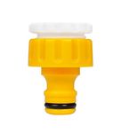 HOZELOCK - Outdoor Tap Connector ø 21mm - 26,5mm (1/2"- 3/4") : For Threaded Outdoor Taps, Watertight Connector, Adaptor to Connect a Garden Hose to the Tap, Easy and Robust [‎2175P9000]