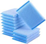 Nylon Cleaning Scrub Pad 12 Pack,Long-Lasting and Reusable Dishwashing Sponge,All-Purpose Scouring Pads Sponge for Kitchen,Bathroom