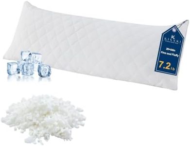 KISSKI Cooling Body Pillow for Adults, Adjustable Memory Foam Long Pillow
