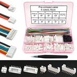 PH 2.0mm Connectors Sockets Cable Kit Compatible with JST-PH 2.0mm Pitch Connectors Wires Stemma