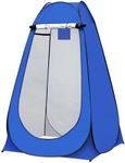 Portable Outdoor Instant Pop Up Tent For Privacy Camping Shower, Toilet & Changing Room by Denny International® (Blue.)