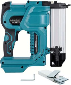 18 Gauge Cordless Nail & Staple Gun for Makita 18V – 2-in-1 Electric Nailer for Upholstery & Woodworking, Tool Only