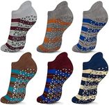 Non Slip Yoga Socks with Grips for Pilates, Ballet, Barre, Barefoot,Bikram,Hospital Anti Skid Socks for Women and Men