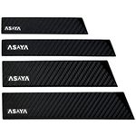 Asaya Professional Knife Edge Guards -Universal Blade Covers - Extra Strength, ABS Plastic and BPA-Free Felt Lining, Non-Toxic and Food Safe - Knives Not Included (4Pcs)