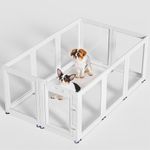 Clear Acrylic Dog Playpen Transpare