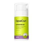 DevaCurl SuperCream Rich Coconut Infused Definer, Curl Defining Cream for Curly, Medium to Coarse Waves and Coils, Anti Frizz Hair Styling Cream, 150mL