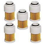 HIFROM Fuel Filter Replacement for 4 Stroke Yamaha Mercury Outboard Motor 50HP 60HP 75HP 90HP 115HP Engines 68V-24563-00-00 881540 18-7979 （Pakc of 5）