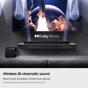 Samsung Q990F Q-Series Soundbar – Dolby Atmos, Wireless Subwoofer