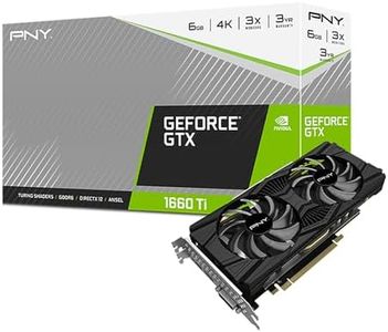 PNY GeForce Carte Graphique GTX™ 1660 Ti 6GB Dual Fan
