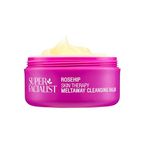 Super Facialist Rosehip Meltaway Cleansing Balm - Makeup Remover with Hyaluronic Acid & Rosehip Oil - Nourishing and Moisturising Cleanser - Smooth, Soft, and Refreshed 100ml