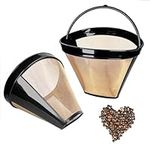 2 Pcs Stainless Steel Coffee Filter