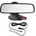 Radar Mount Mirror Mount Radar Detector Bracket + Direct Wire Cord - Escort 9500ix, Redline