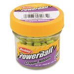 Berkley CNC PowerBait Biodegradable Crappie Nibbles, Chartreuse, 0.9-Ounce