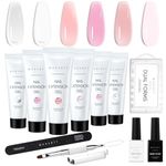 Makartt P-01 Poly Gel Kit PolyGel Nail Enhancement Professional Nail Technician All-in-One French Kit