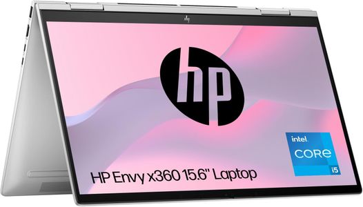 HP Envy x360 15.6" 2-in-1 Laptop – Intel i5, 8GB RAM, 512GB SSD, Touchscreen