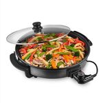 Emperial Multi Cooker - Electric Frying Pan with Glass Lid, 30cm Non-Stick Surface and Cool Touch Handles - 1500W