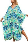 L-Peach Women Loose Bohemian Kaftan