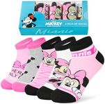 Disney Girls' Ankle Socks, Pack of 