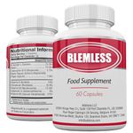 Blemless 30 Day- Clear Skin Supplement Pills Designed to Reduce Oily Breakouts from Spots & Blemishes with Vitamins A, B5, NAC, & Selenium for Women, Men, Teens, & Adults | 60 Natural Capsules