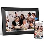 TEKXDD Digital Photo Frame, 10.1 Inch Smart WiFi Cloud Digital Picture Frame with 1280x800 HD IPS LCD Touch Screen Display, 16GB, Auto-Rotate, Share Photos and Videos via App