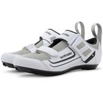 Tommaso Veloce Mens Cycling Shoes For Men Road Bike Shoes Indoor & Outdoor Cycling Shoes All Cleat Types Look Delta SPD SPD-SL Compatible Peloton Shoes Mens Road Bike Shoes For Men - No Cleat White 44