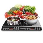 Double Induction Cooktop,1500W/1800