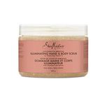 Shea Moisture Illuminating Hand & Body Scrub for dull skin Coconut & Hibiscus gluten free 340 g